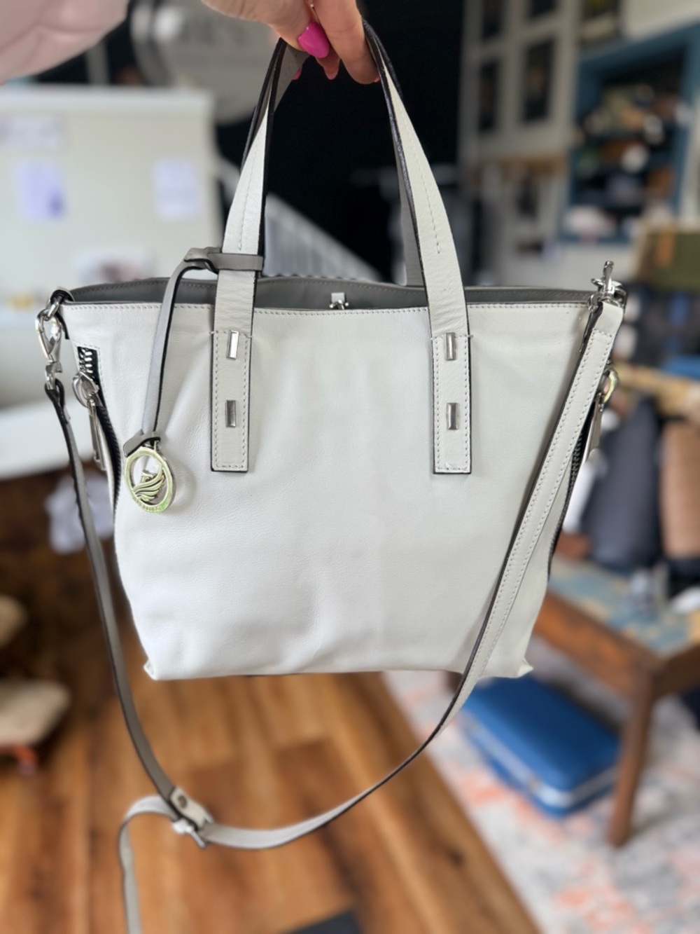 A. Bellucci EUC Italian Leather Satchel w/ Crossbody